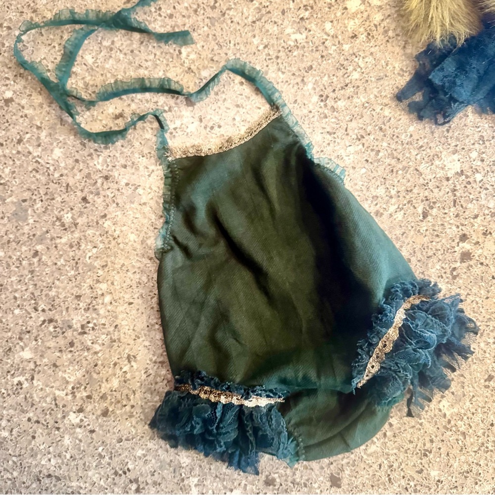 Handmade Cape & Romper - Baby Girls Size 9-12 Months by Mia Joy Studios ⭐🌿 - Picture 9 of 11